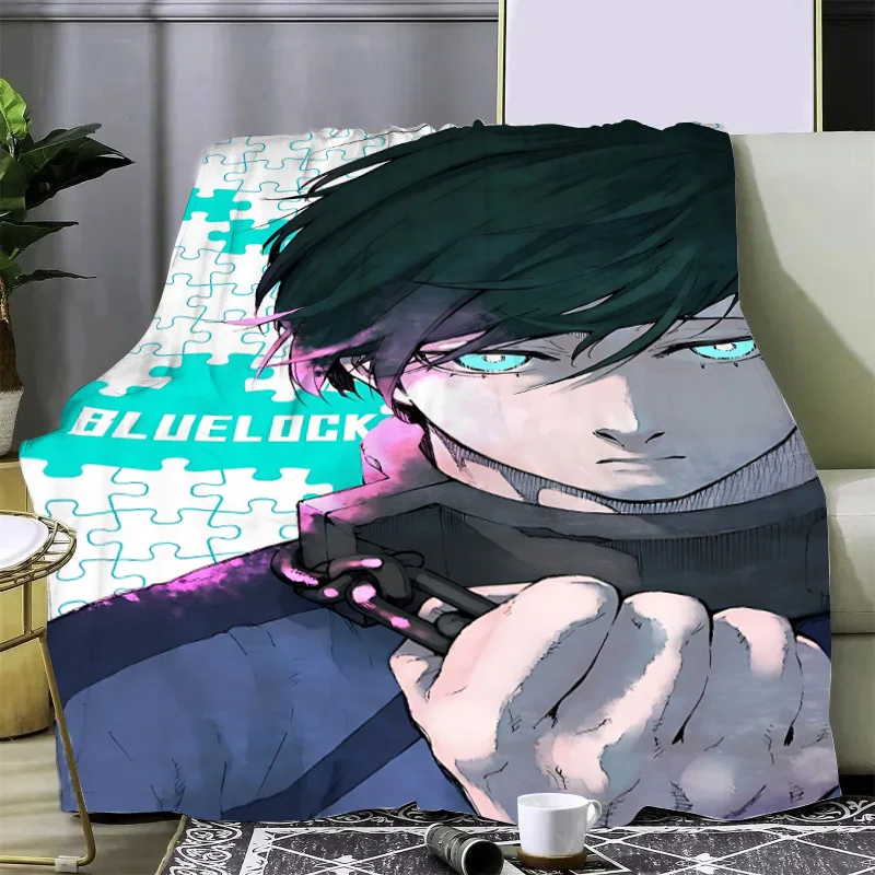 Blue Lock Rin Itoshi Anime Printed Blanket