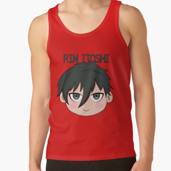 Blue Lock Itoshi Rin Chibi Tank Top - Image 4