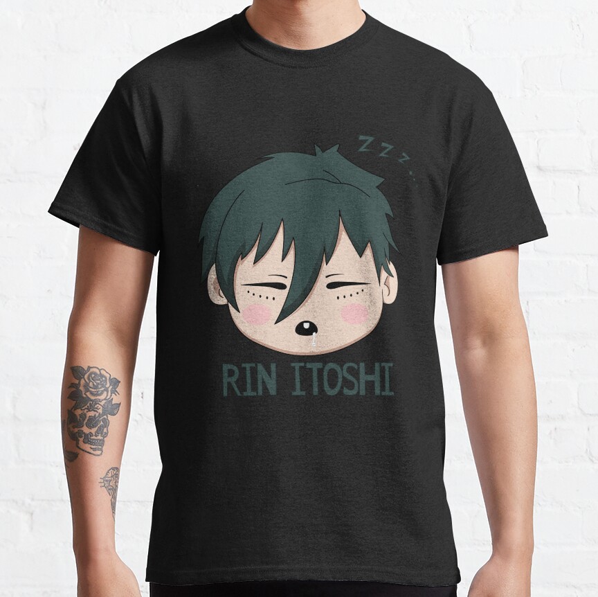 Itoshi Rin Blue Lock Chibi T-shirt - Image 2