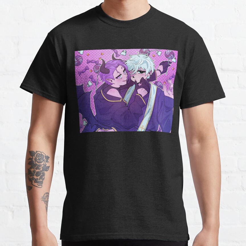 Nagireo Demon X Priest Blue Lock Fanart T-shirt - Image 2