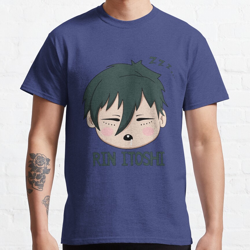Itoshi Rin Blue Lock Chibi T-shirt - Image 4