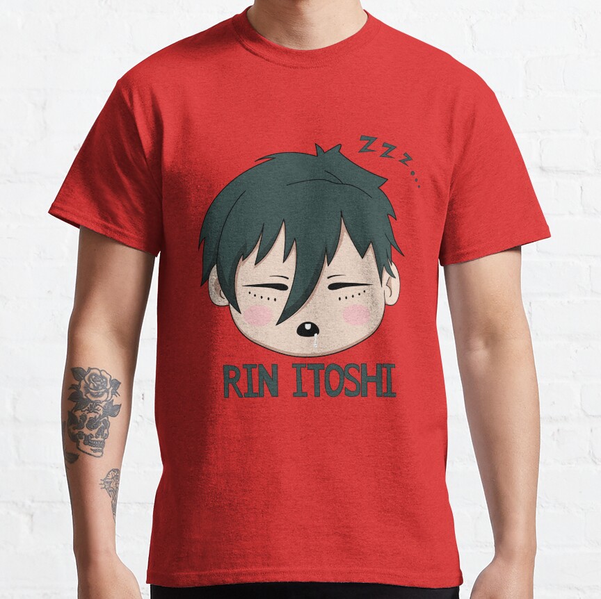 Itoshi Rin Blue Lock Chibi T-shirt - Image 5