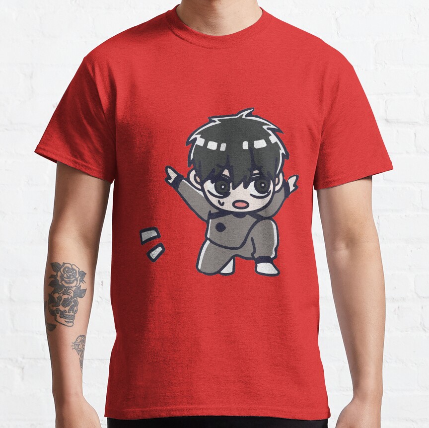 Blue Cute Chibi Hyoma Chigiri T-shirt - Image 5