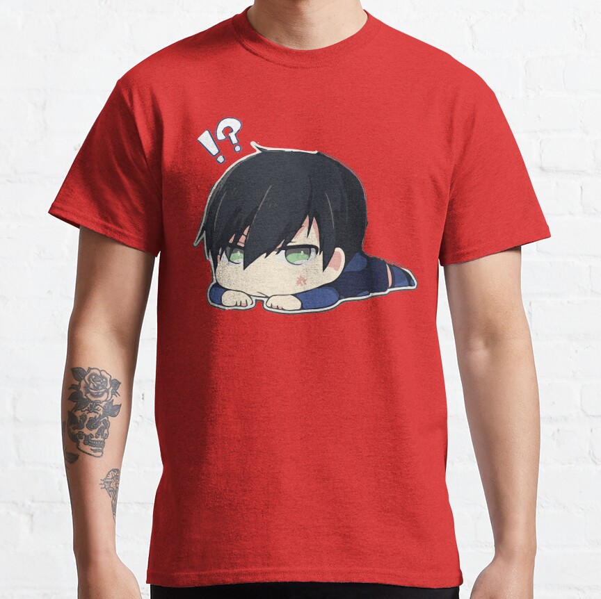 Blue Cute Chibi Hyoma Chigiri T-shirt - Image 5