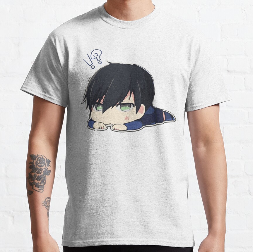 Blue Cute Chibi Hyoma Chigiri T-shirt