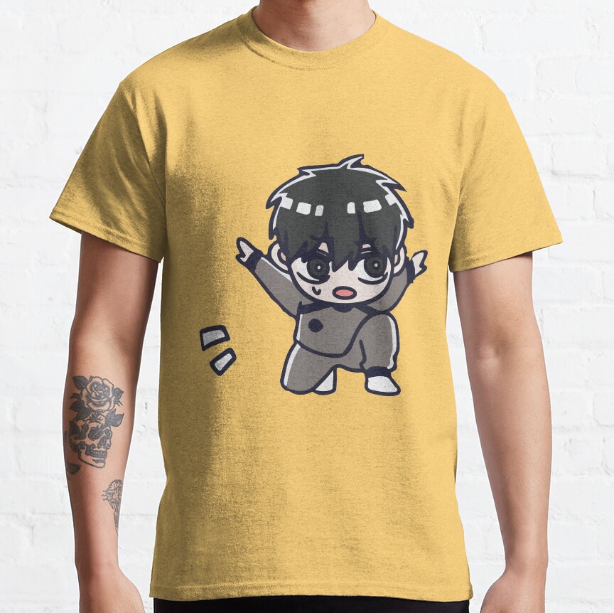 Blue Cute Chibi Hyoma Chigiri T-shirt - Image 6