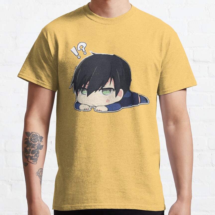 Blue Cute Chibi Hyoma Chigiri T-shirt - Image 6