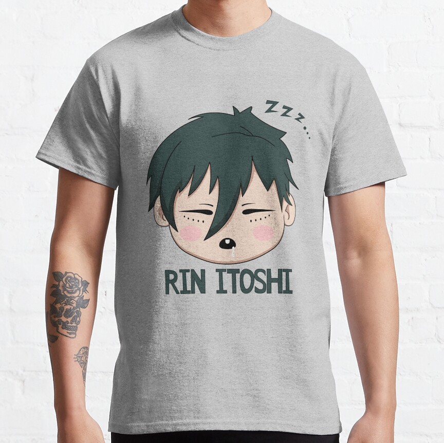 Itoshi Rin Blue Lock Chibi T-shirt - Image 3