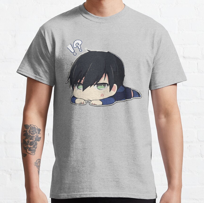 Blue Cute Chibi Hyoma Chigiri T-shirt - Image 3