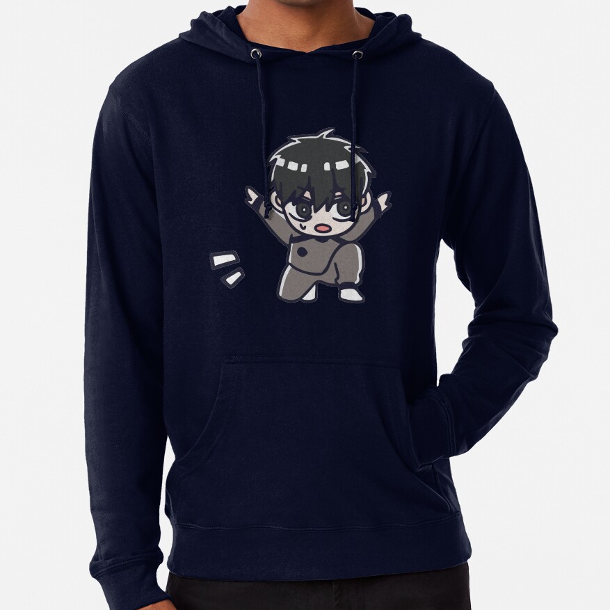 Blue Cute Chibi Hyoma Chigiri Hoodie - Image 5