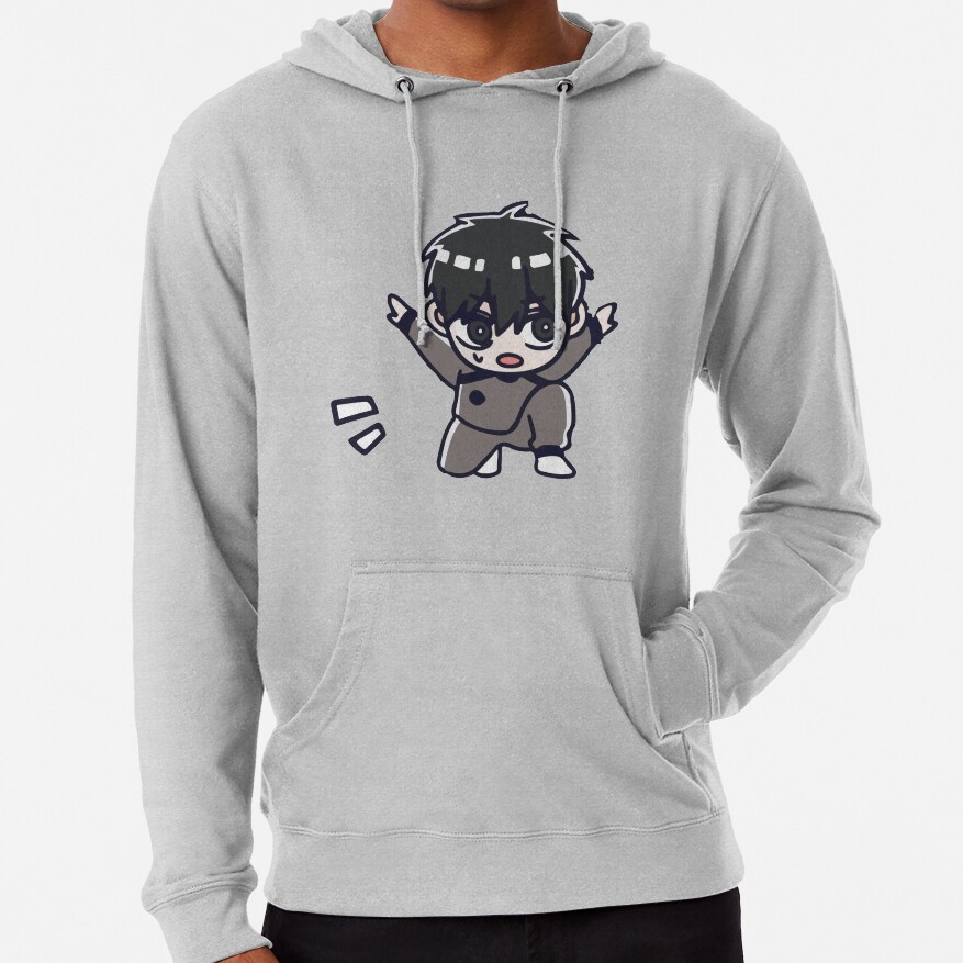 Blue Cute Chibi Hyoma Chigiri Hoodie - Image 4