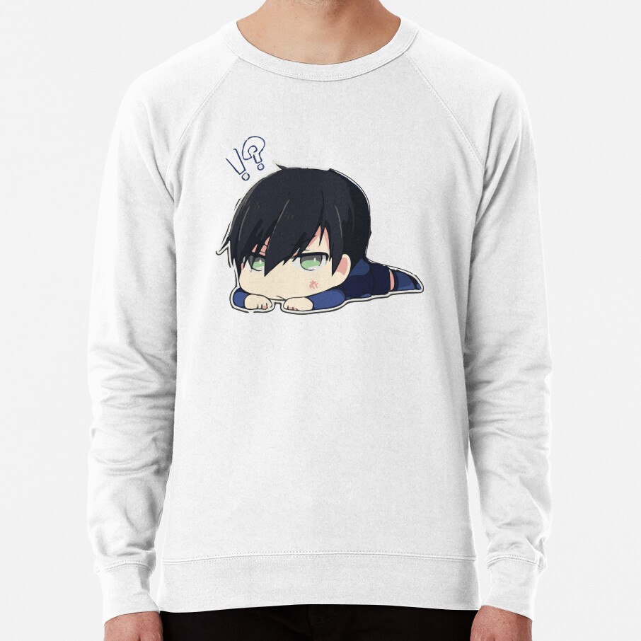 Blue Cute Chibi Hyoma Chigiri Sweatshirt