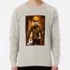 ssrcolightweight sweatshirtmensoatmeal heatherfrontsquare productx1000 bgf8f8f8 15 - Blue Lock UK Shop
