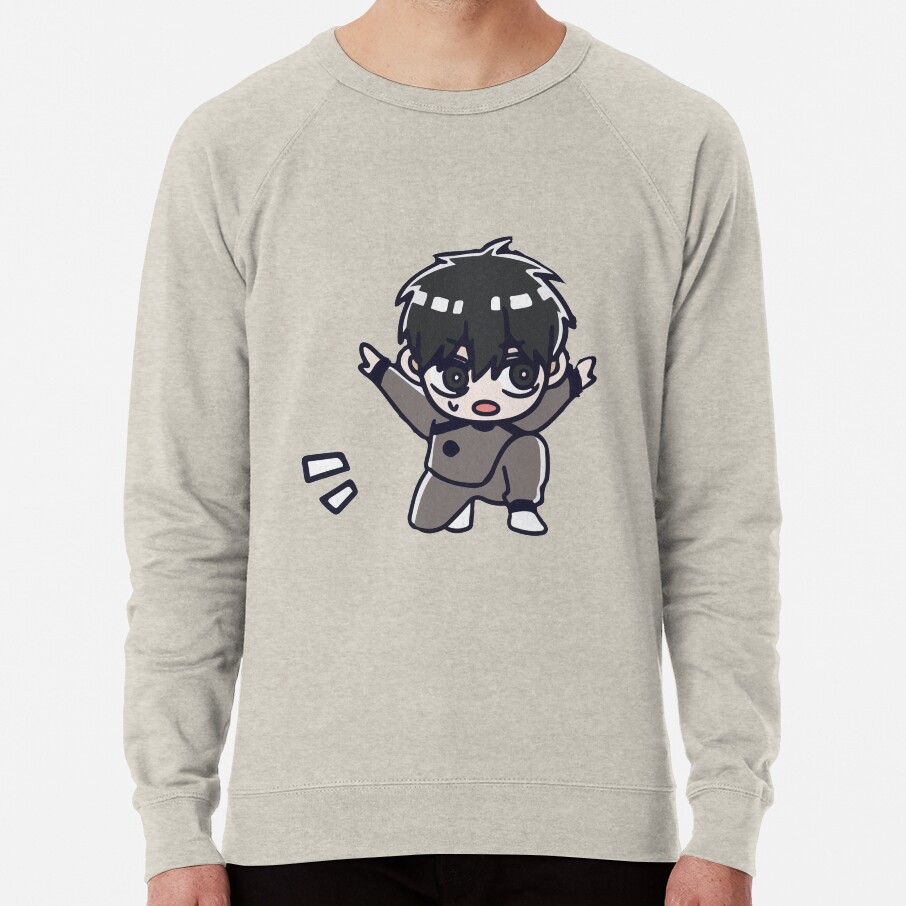 Blue Cute Chibi Hyoma Chigiri Sweatshirt - Image 3