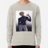 ssrcolightweight sweatshirtmensoatmeal heatherfrontsquare productx1000 bgf8f8f8 35 - Blue Lock UK Shop