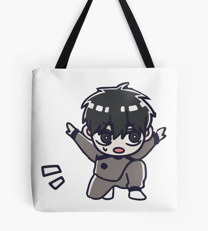 Blue Cute Chibi Hyoma Chigiri Tote Bag