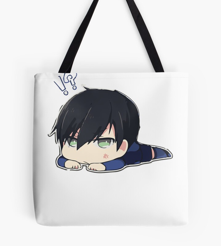 Blue Cute Chibi Hyoma Chigiri Tote Bag