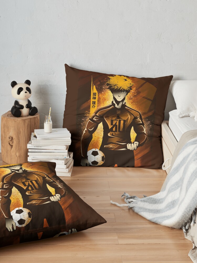 Attack Of Silhouette Muscle Kunigami Throw Pillow - Image 2