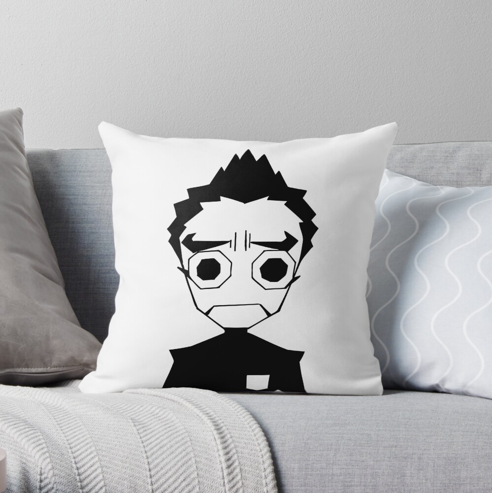 Junichi Blue Lock Anime Manga Soccer Player Throw Pillow