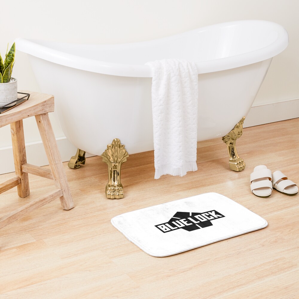 Blue Lock Logo Bath Mat - Image 2