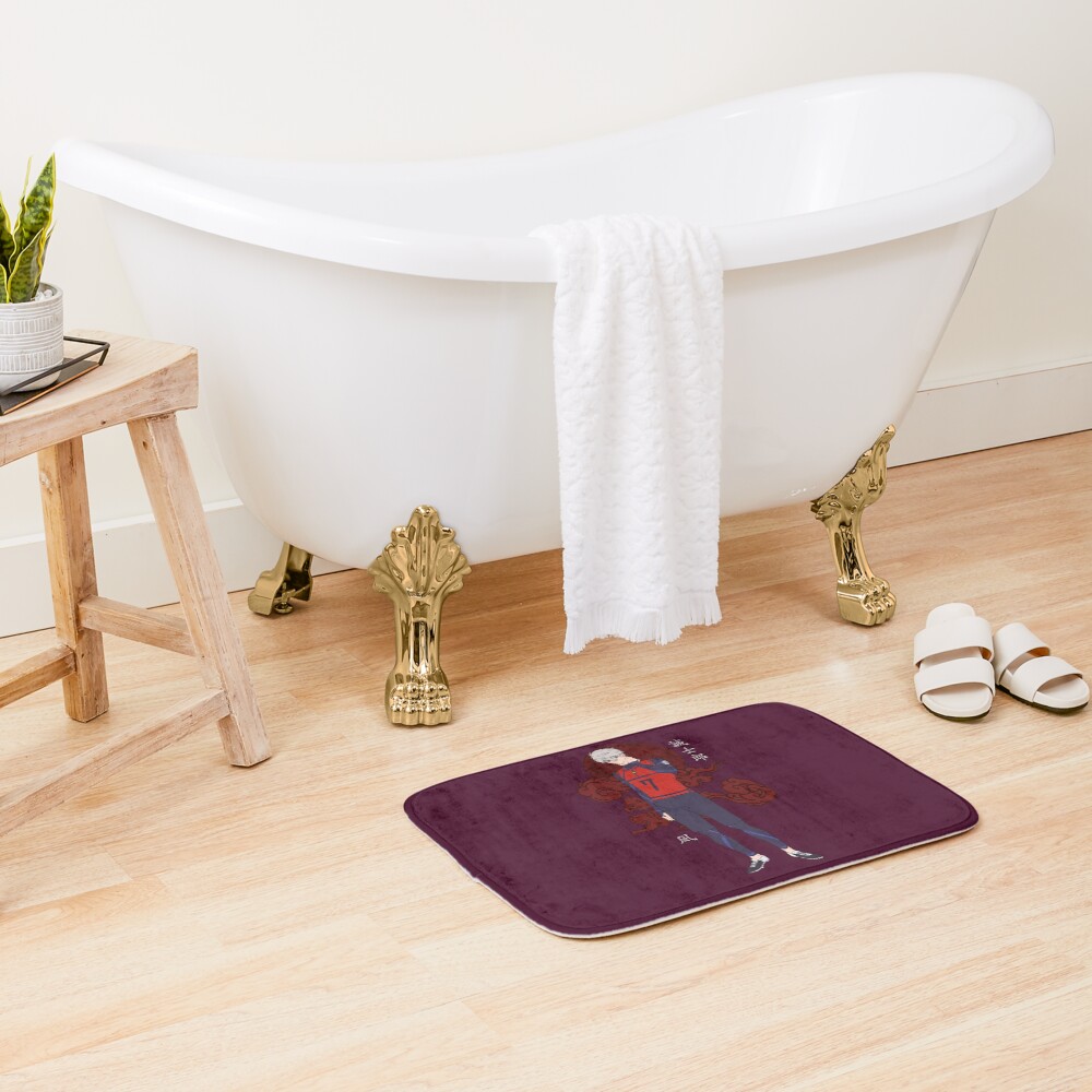 Seishiro Nagi Red Team Bath Mat - Image 2