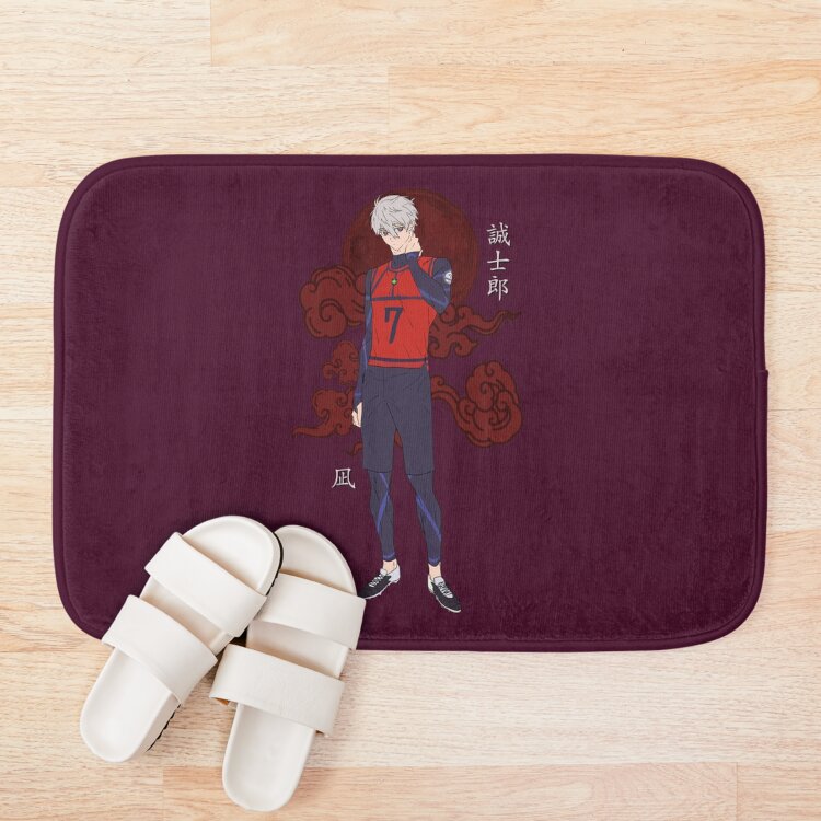 Seishiro Nagi Red Team Bath Mat - Image 3