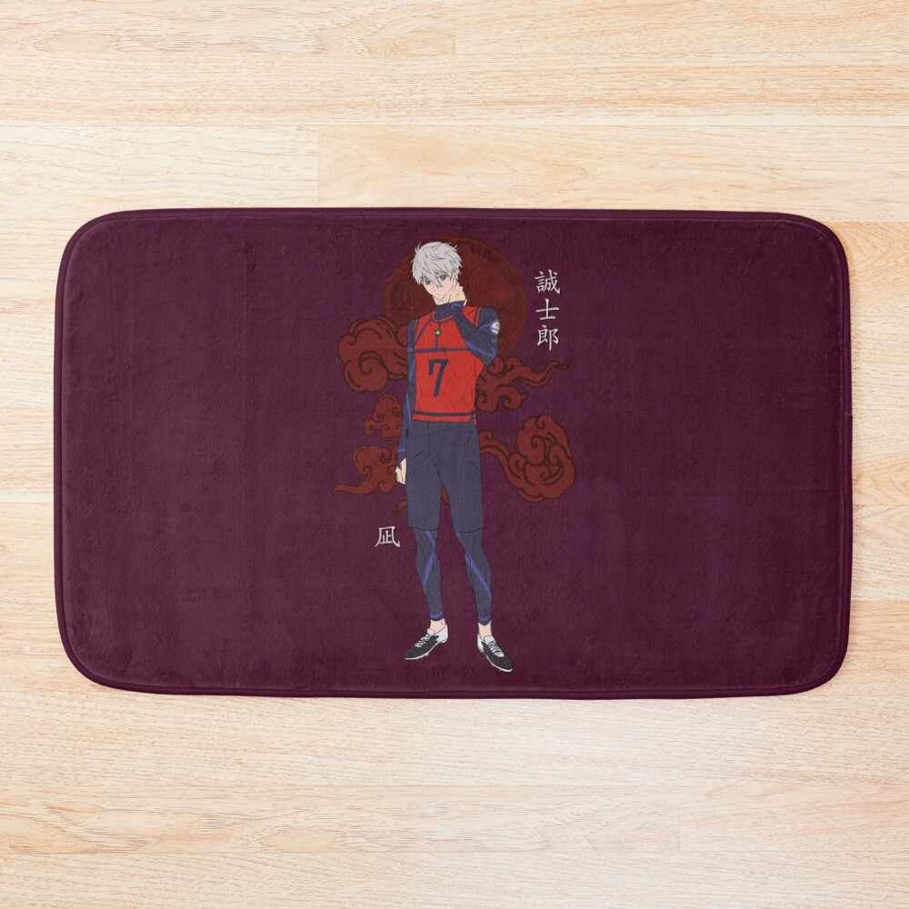 Seishiro Nagi Red Team Bath Mat