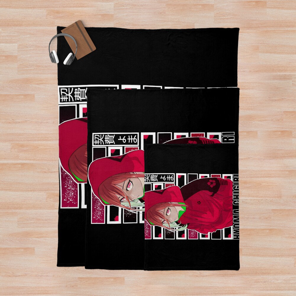 Hyoma Chigiri Throw Blanket - Image 3