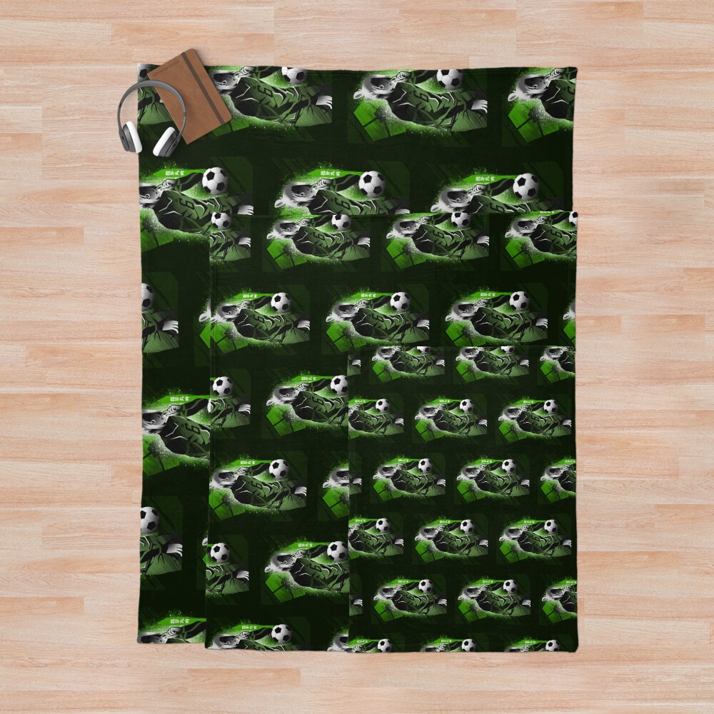 Attack Of Silhouette Gin Gagamaru Throw Blanket - Image 3