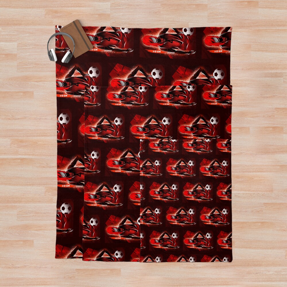 Attack Of Silhouette Princess Chigiri Throw Blanket - Image 3