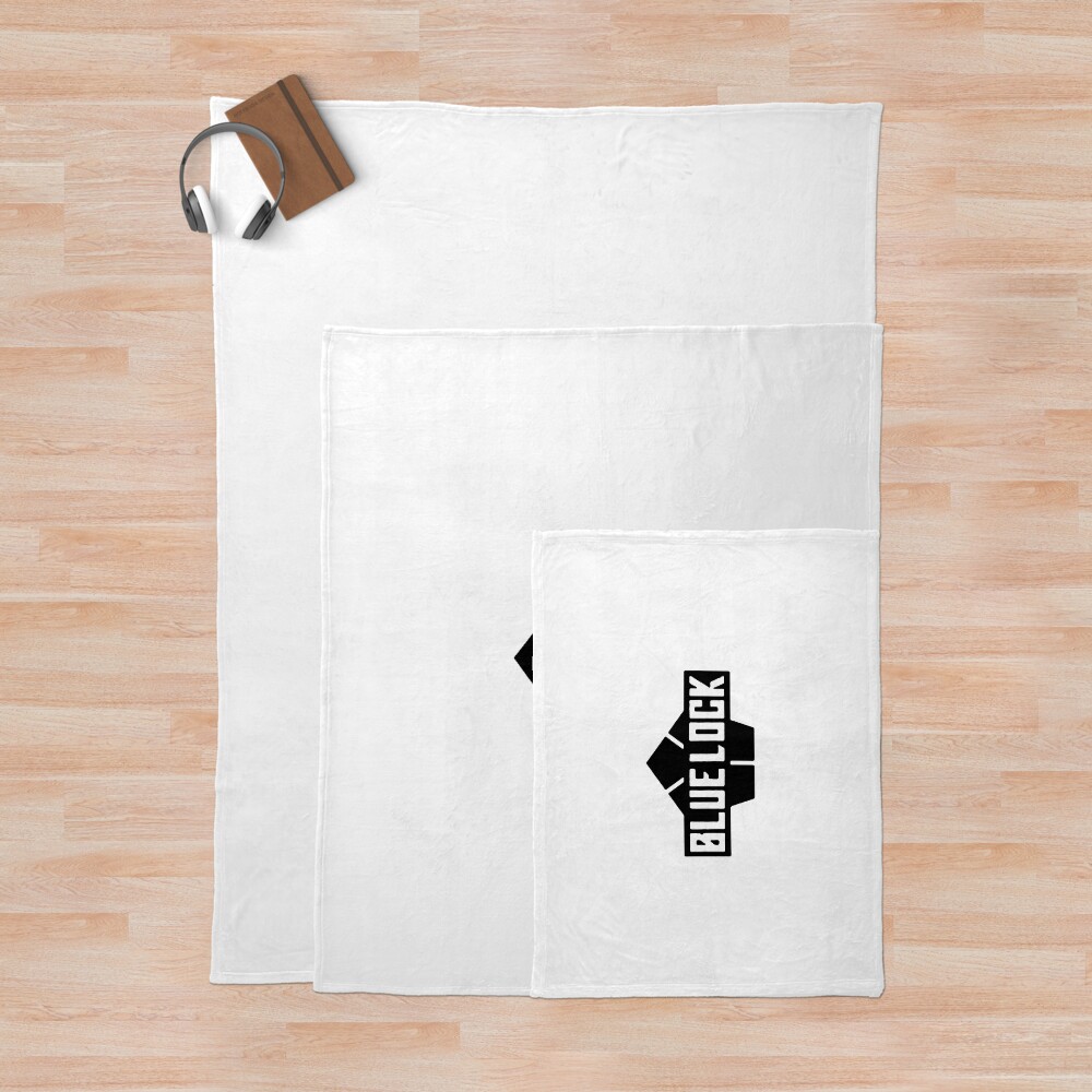 Blue Lock Logo Throw Blanket - Image 3