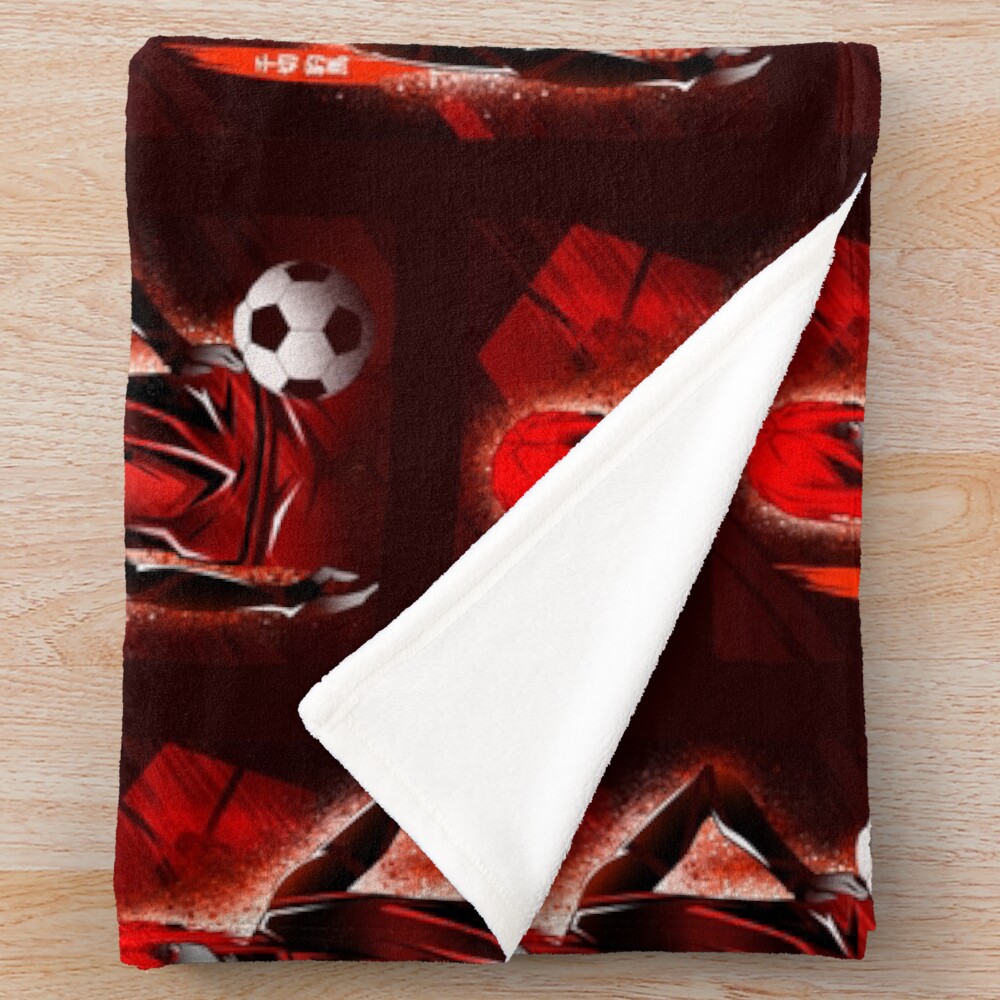 Attack Of Silhouette Princess Chigiri Throw Blanket - Image 2