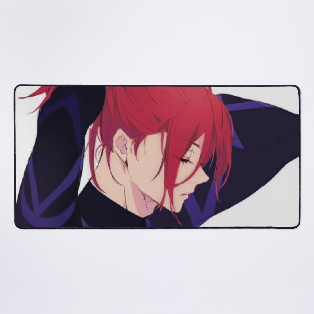 Hyoma Chigiri Fixing His Hair Mouse Pad