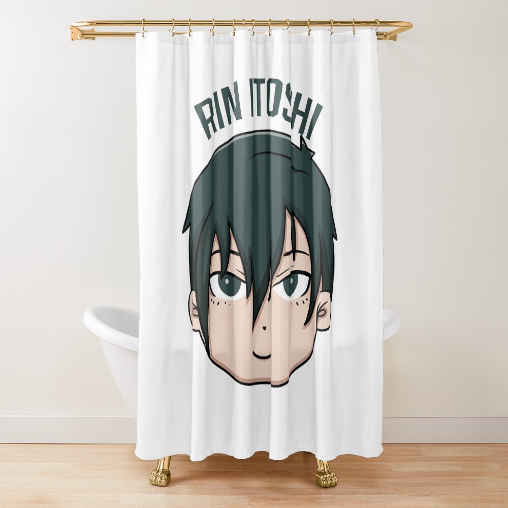 Blue Lock Itoshi Rin Shower Curtain