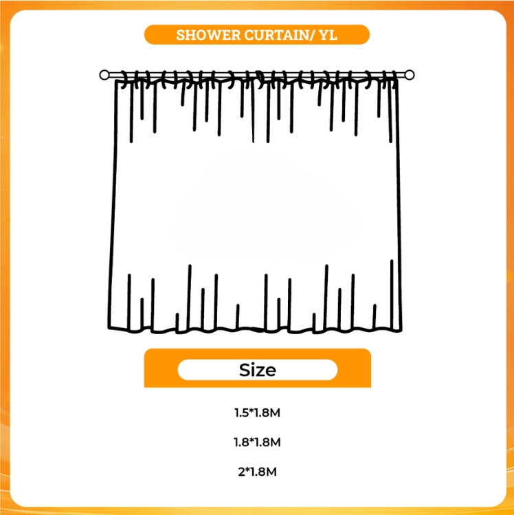 3D shower curtain - Blue Lock UK Shop