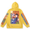 bachira Flat Hoodie back - Blue Lock UK Shop