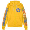 bachira Zip Hoodie Front Mockup - Blue Lock UK Shop