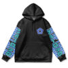 blue Flat Hoodie front - Blue Lock UK Shop