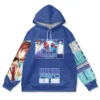 blue Streetwear Hoodie front - Blue Lock UK Shop