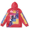 chigiri Flat Hoodie back - Blue Lock UK Shop
