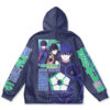 isagi Flat Hoodie back - Blue Lock UK Shop