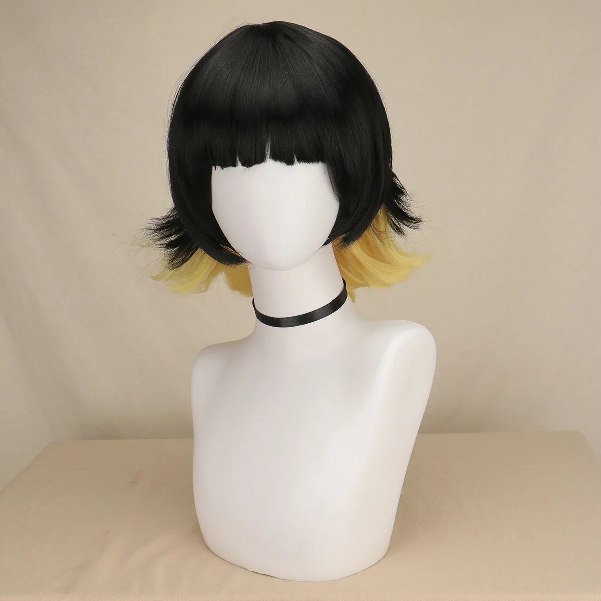 Anime Blue Lock Bachira Meguru Wig Black Yellow Cosplay - Image 2