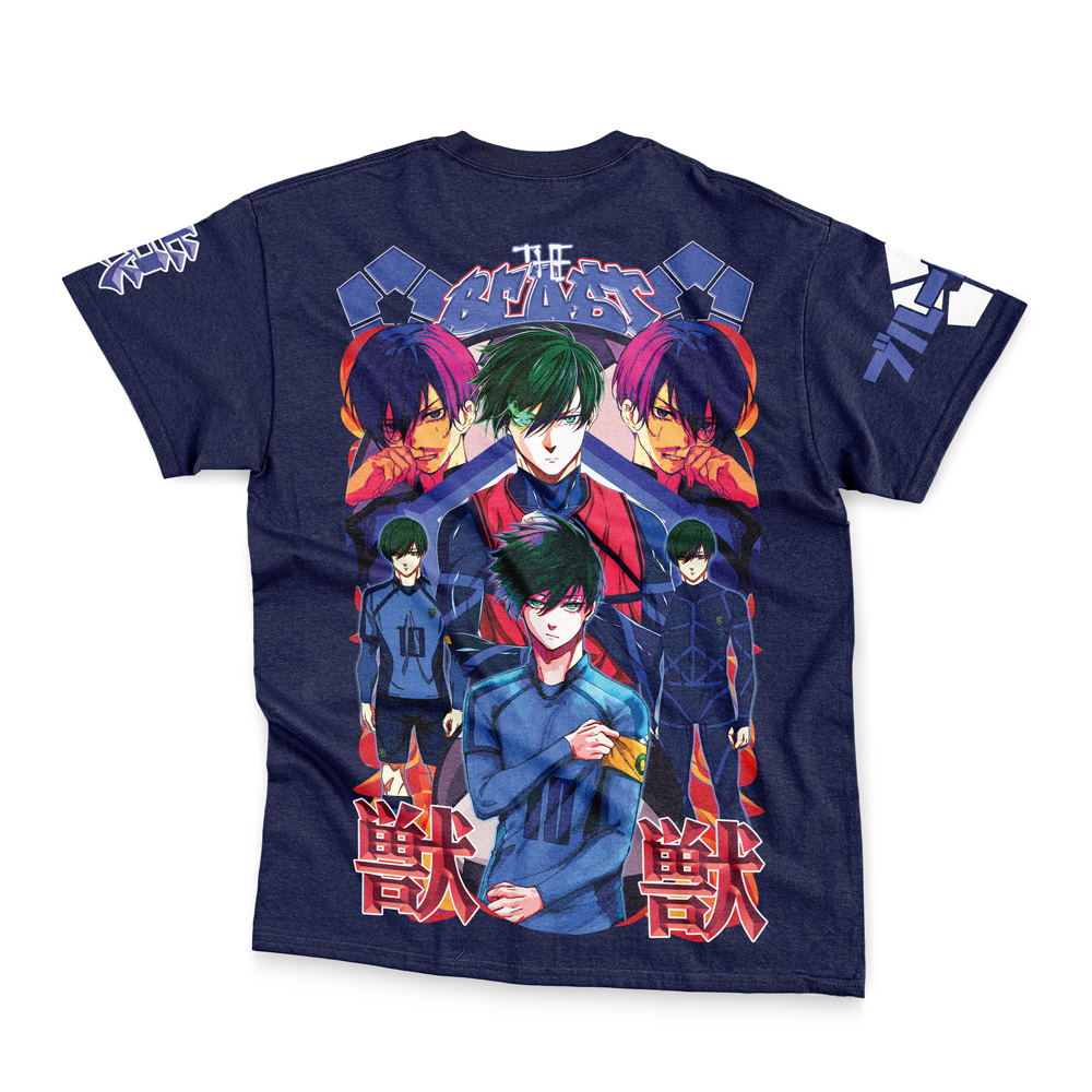 Itoshin Rin V2 Blue Lock Streetwear T-Shirt - Image 2
