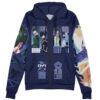 rin Zip Hoodie Front Mockup - Blue Lock UK Shop